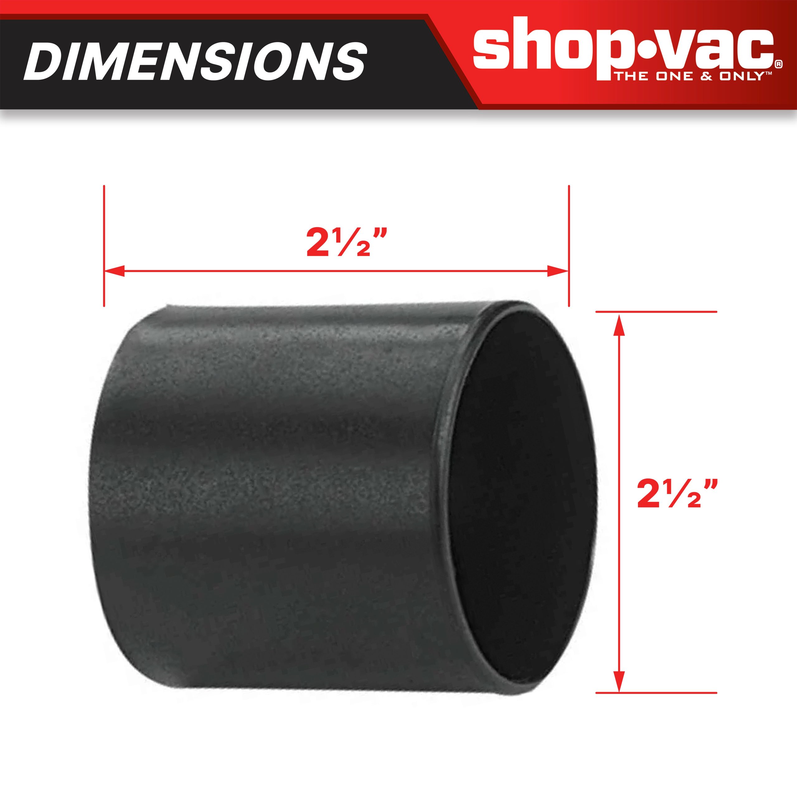 Shop-Vac® 2.5 Inch Hose Coupling - Image 2