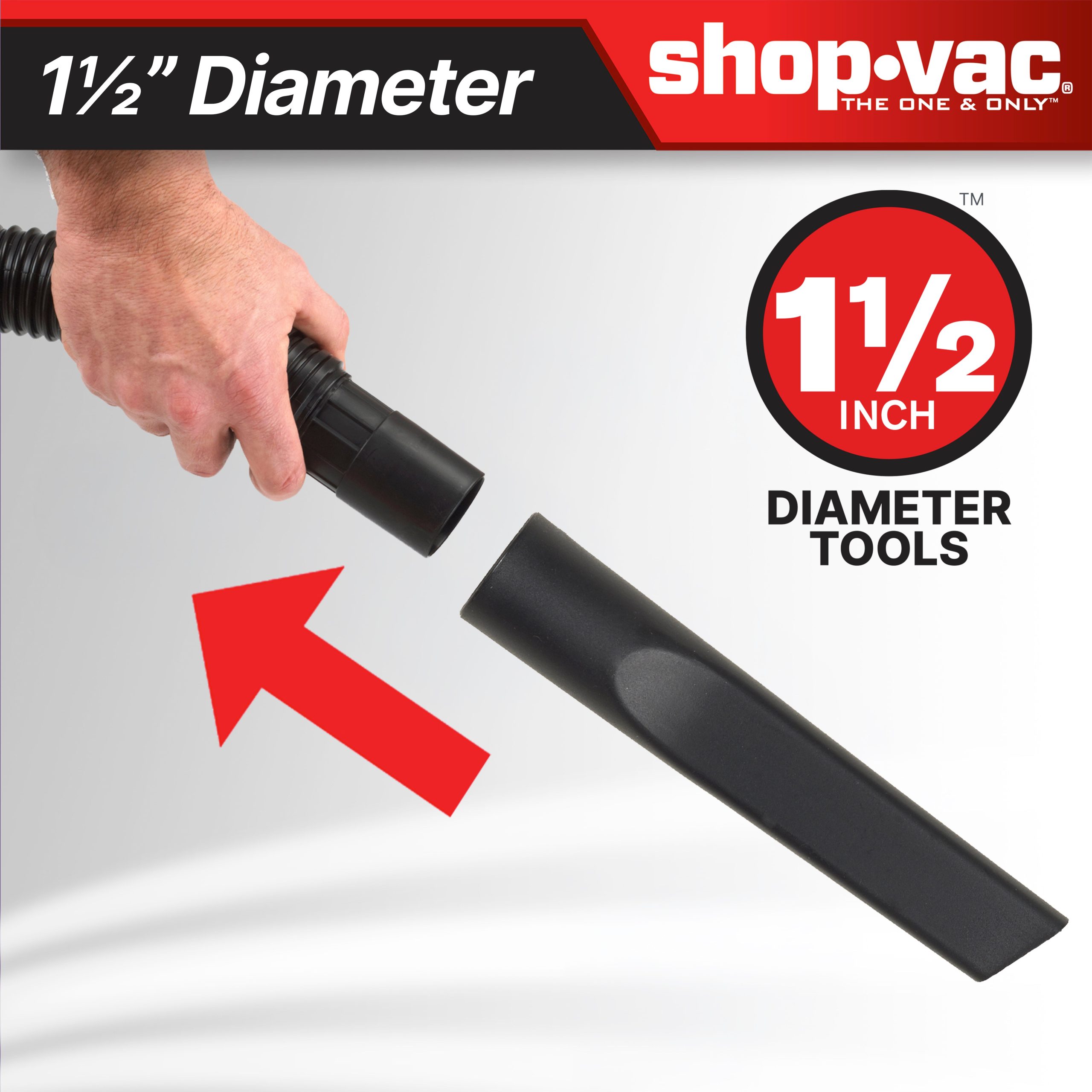 Shop-Vac® 1.5 Inch Crevice Tool - Image 4