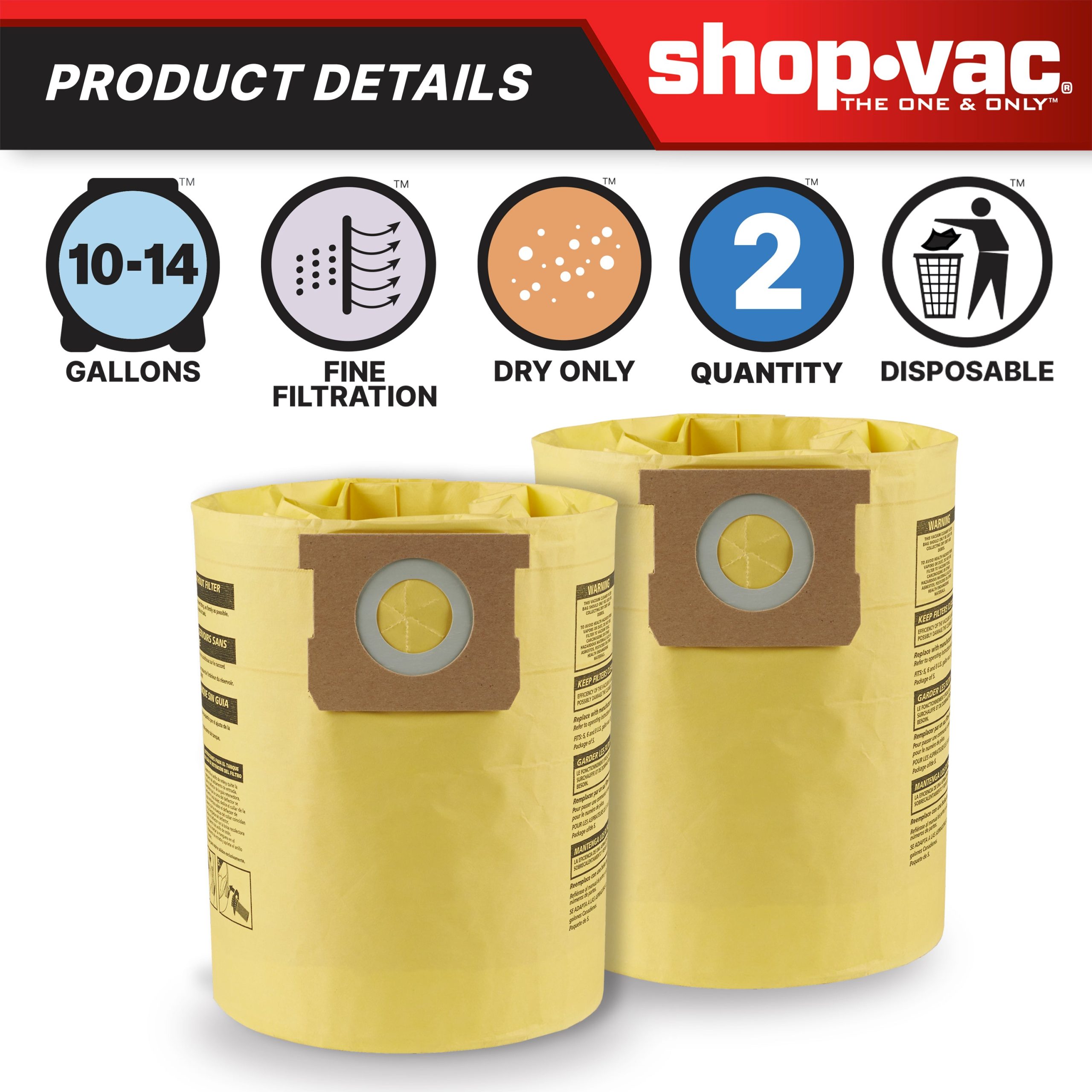 Shop-Vac® HEPA Starter Kit - Image 2