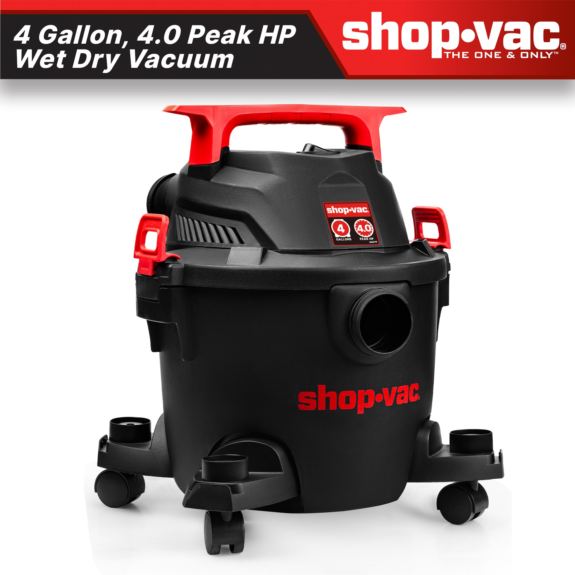 Shop-Vac® 4 Gallon 4.5 Peak HP Wet/Dry Vacuum
