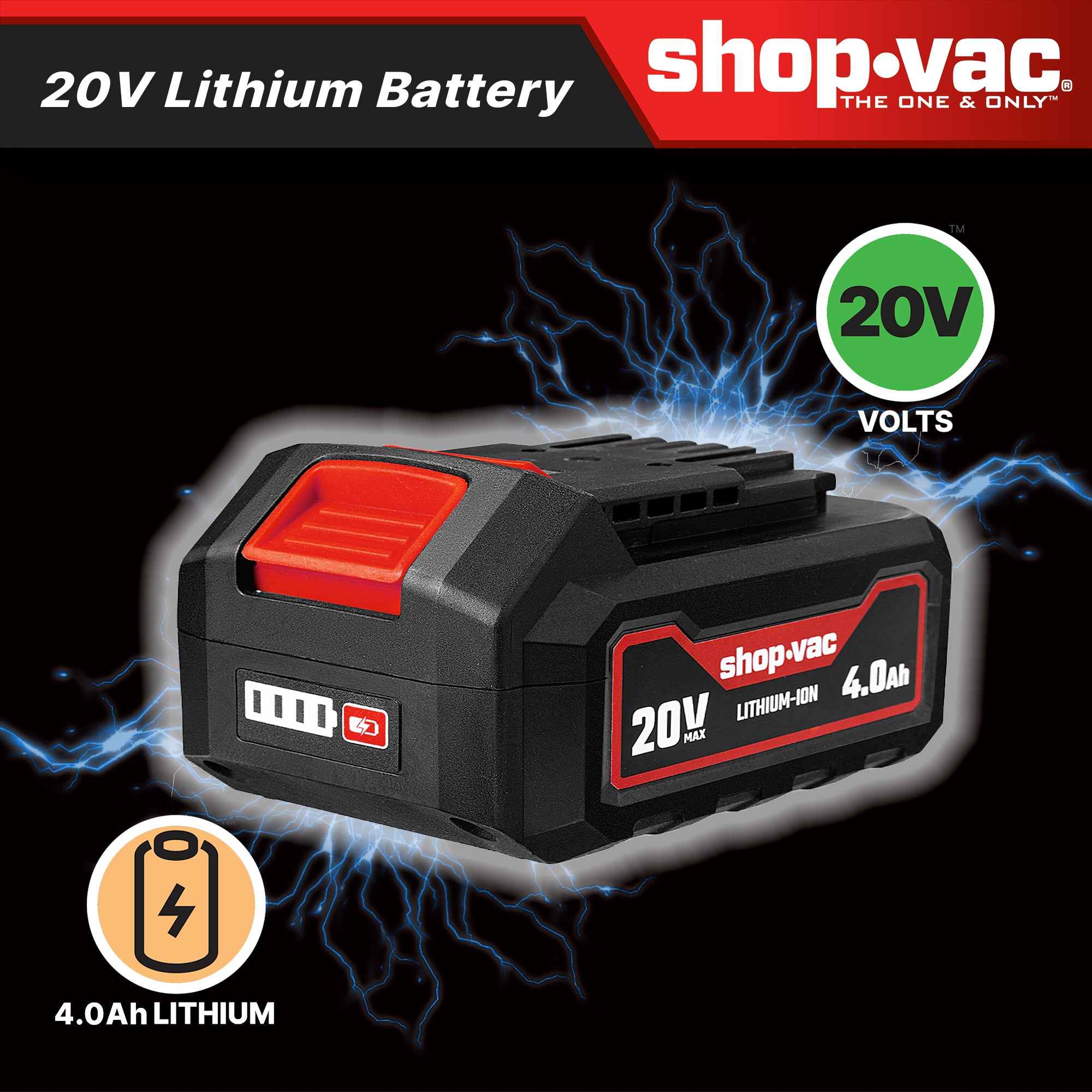 Shop-Vac® 20V 2.5 Gallon Cordless Wet/Dry Vacuum - Image 6