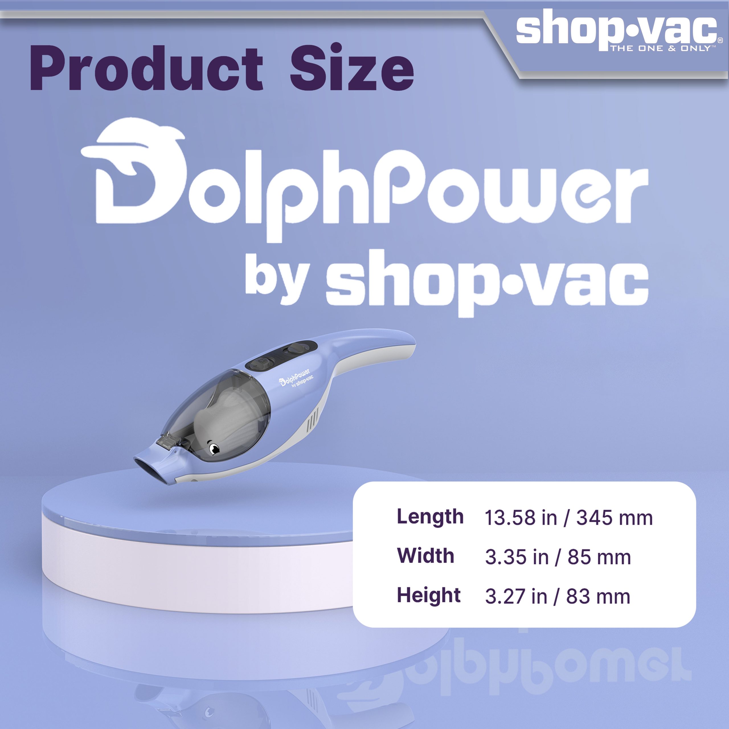 Shop-Vac® DolphPower Cordless Handheld Vacuum - Image 2