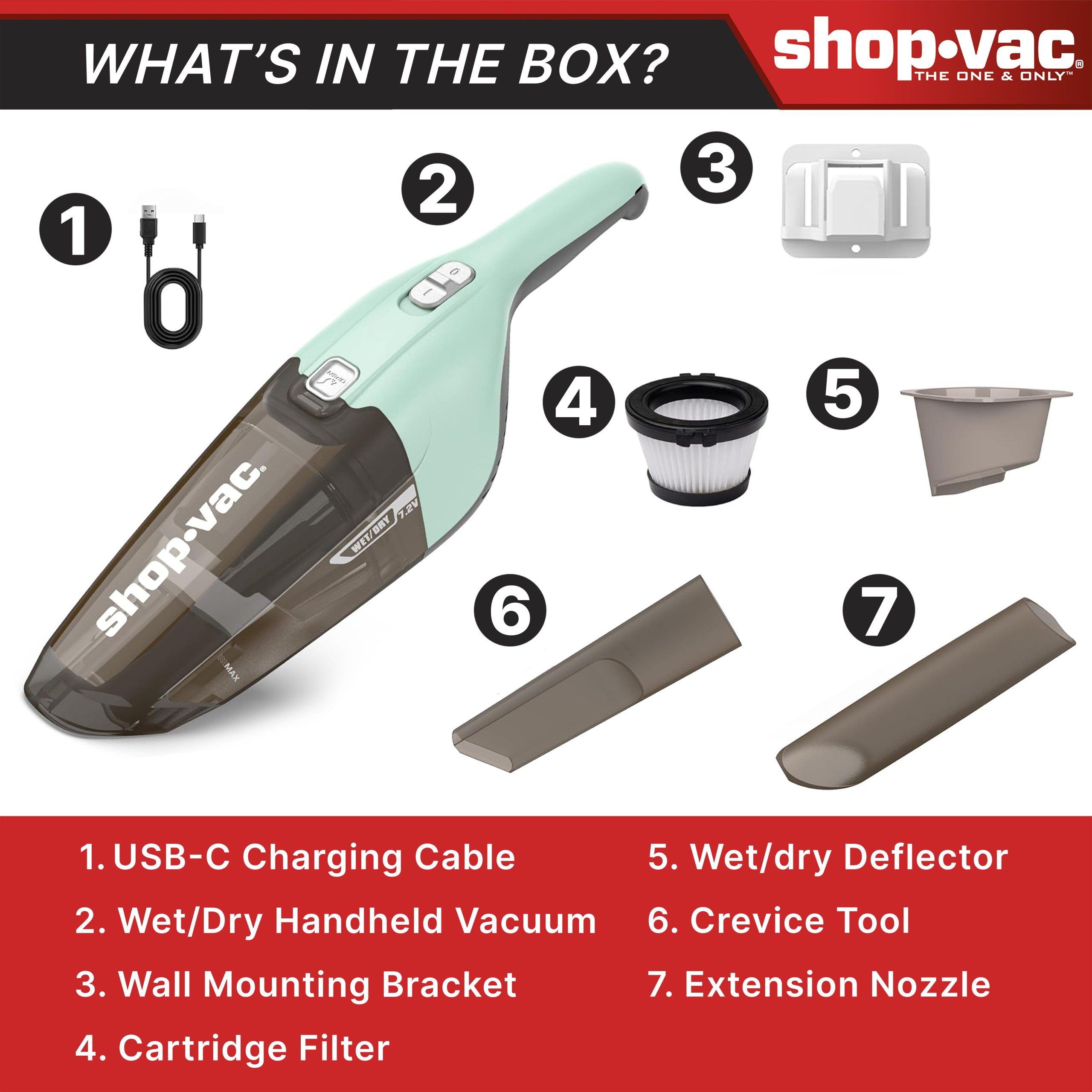 Shop-Vac® Wet/Dry Handheld Vacuum - Image 2