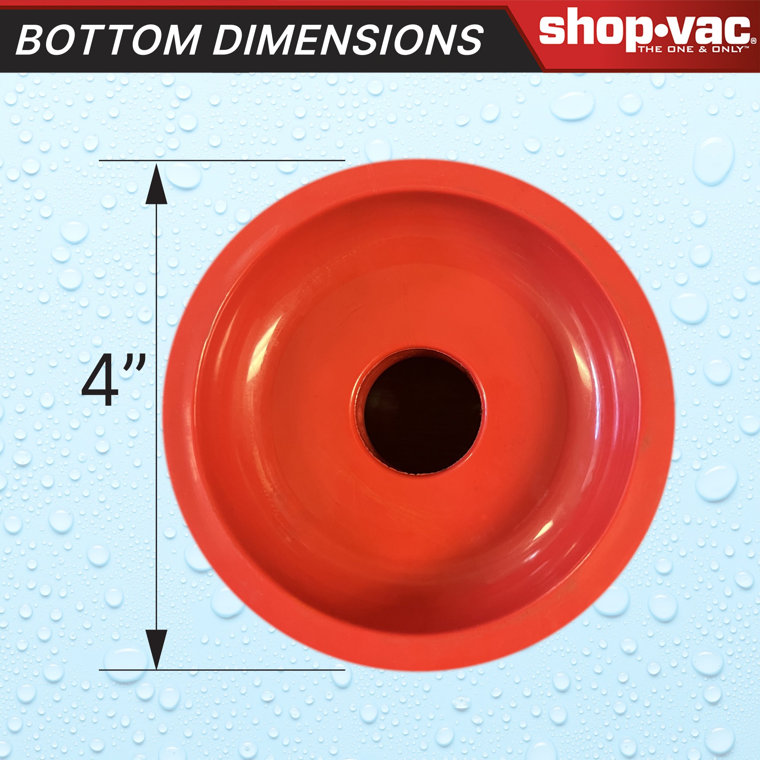 Shop-Vac® Drain Plunger Attachment - Image 4