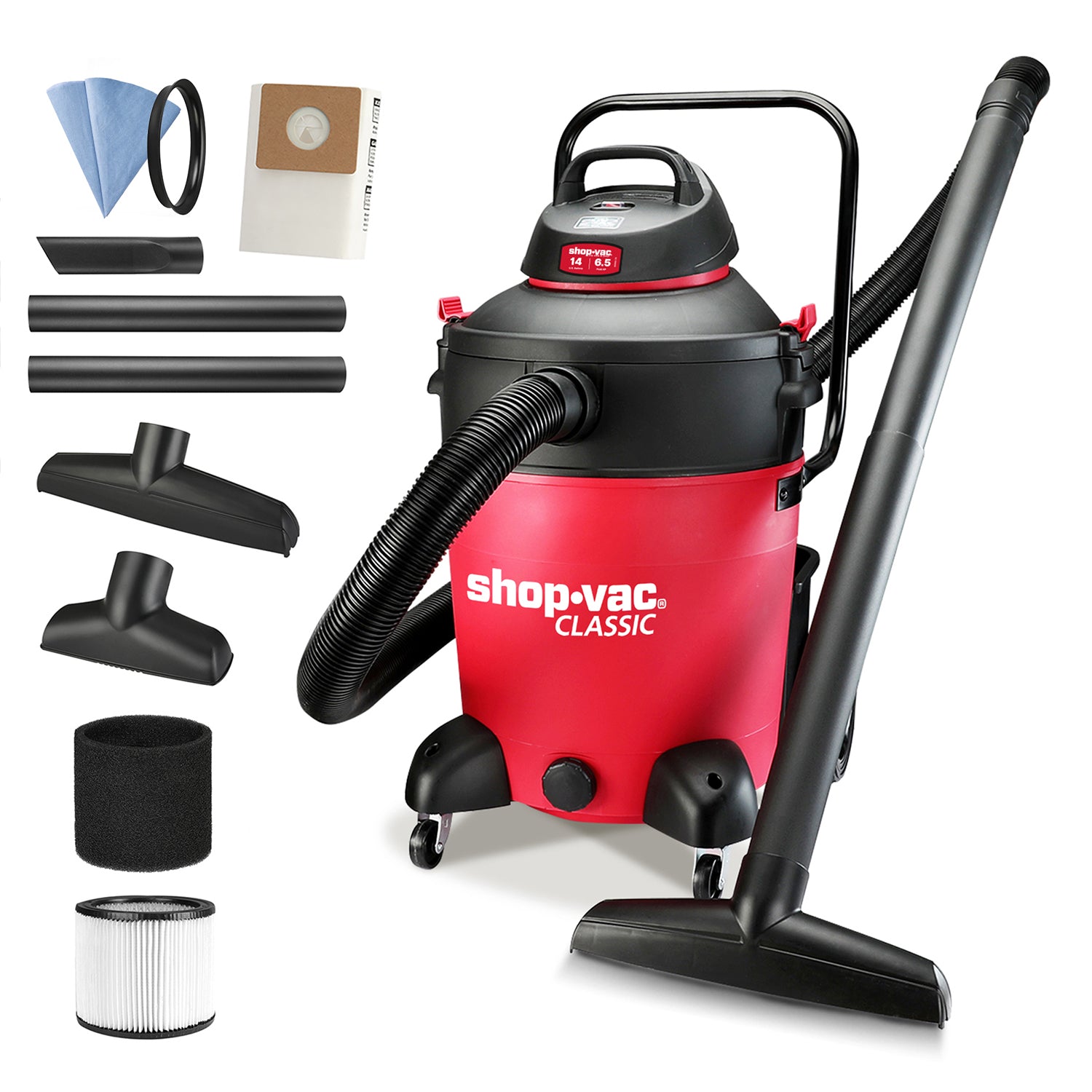 Shop-Vac® 14 Gallon 6.5 Peak HP Wet/Dry Vacuum - Image 2