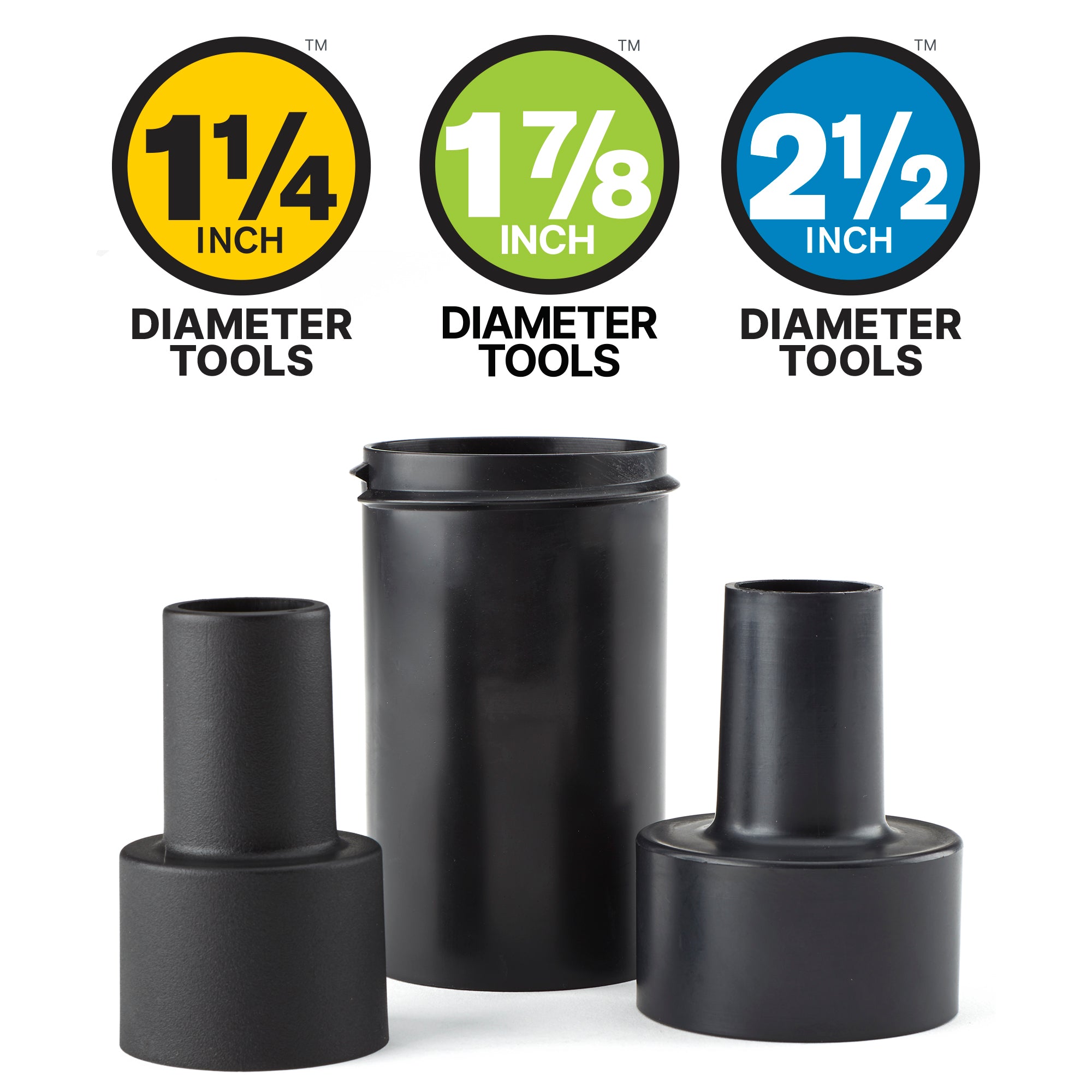 Shop-Vac® 3-Piece Vacuum Hose Adaptor Kit