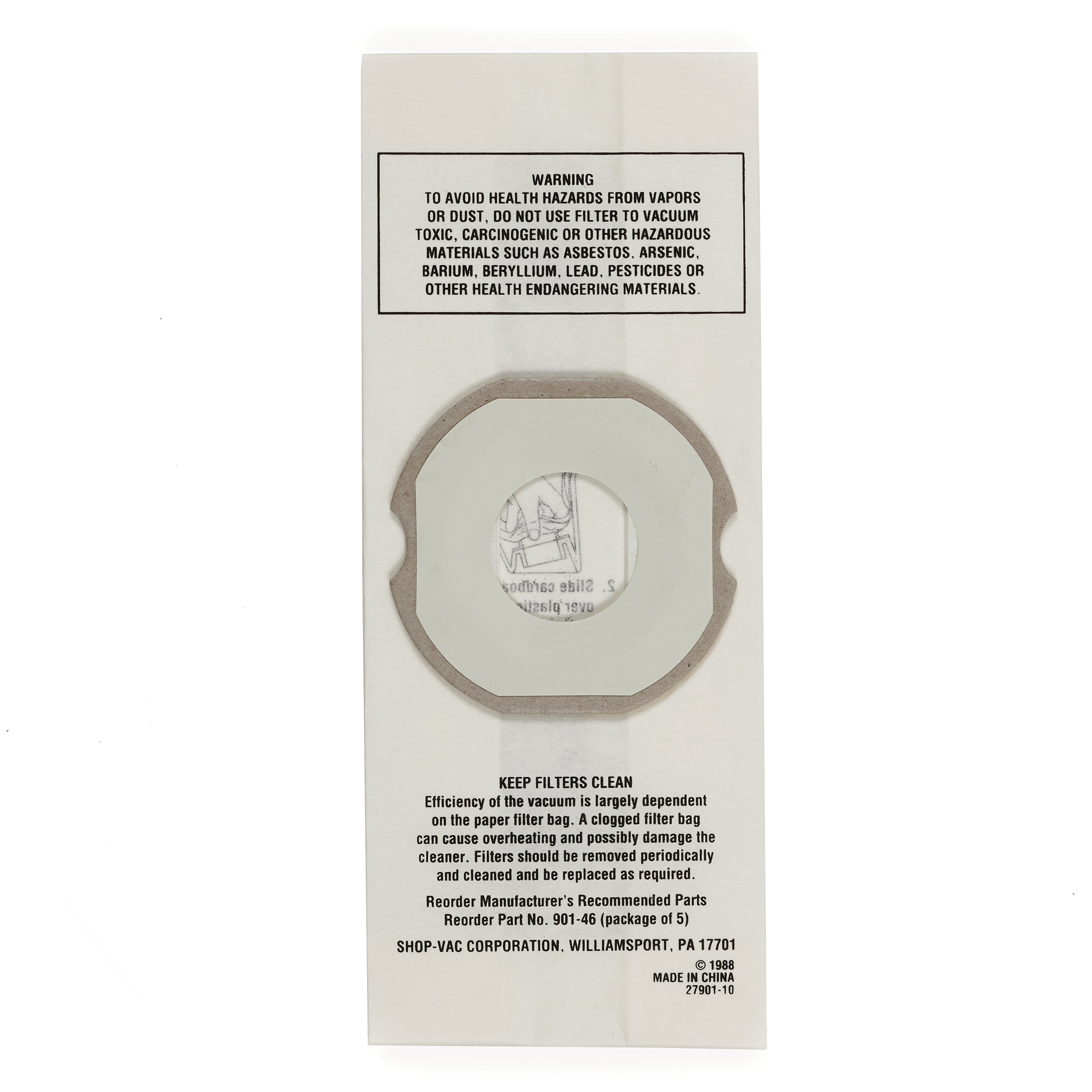 Shop-Vac® Hippo Disposable Filter Bags