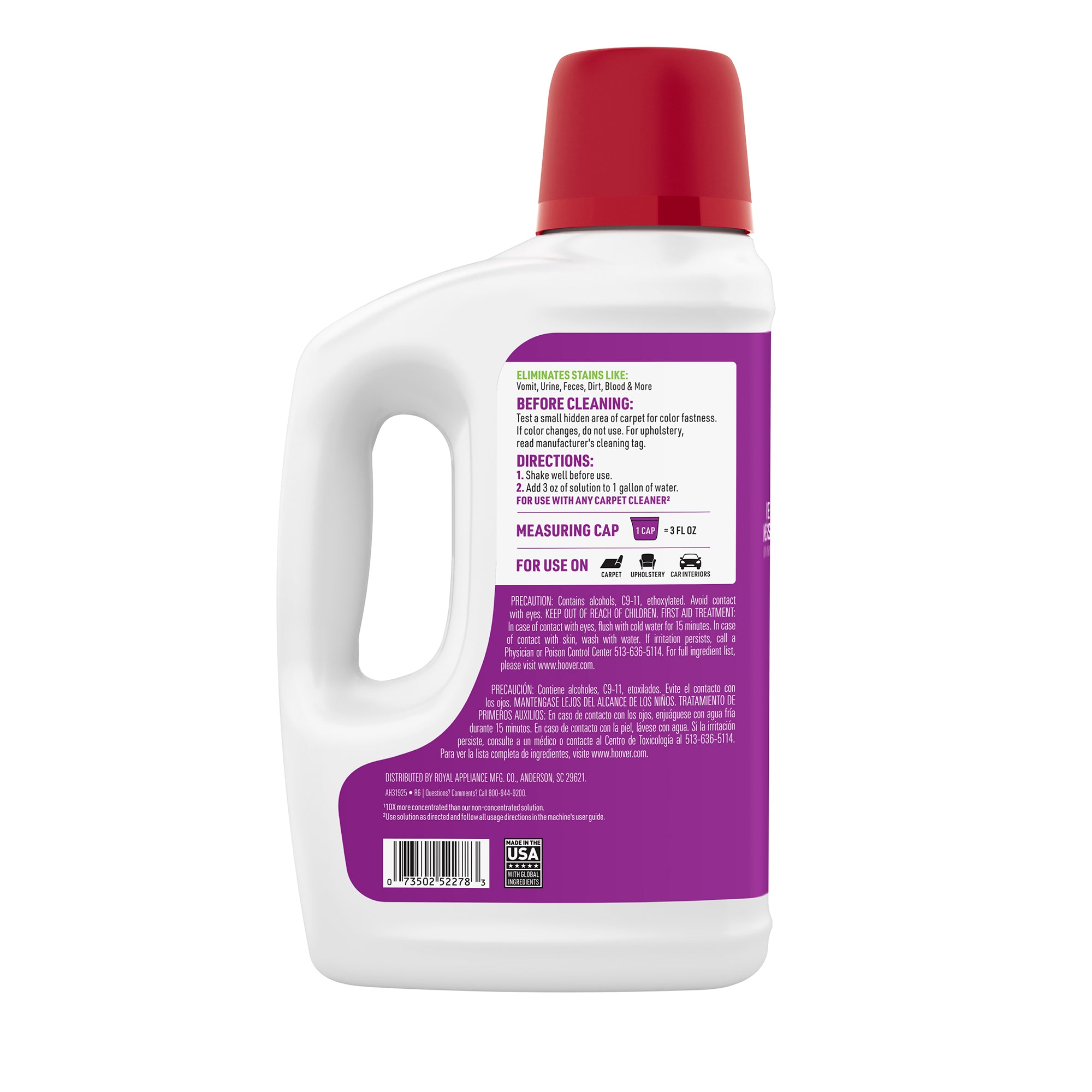 Paws & Claws Carpet Cleaning Solution 64 oz. - Image 2