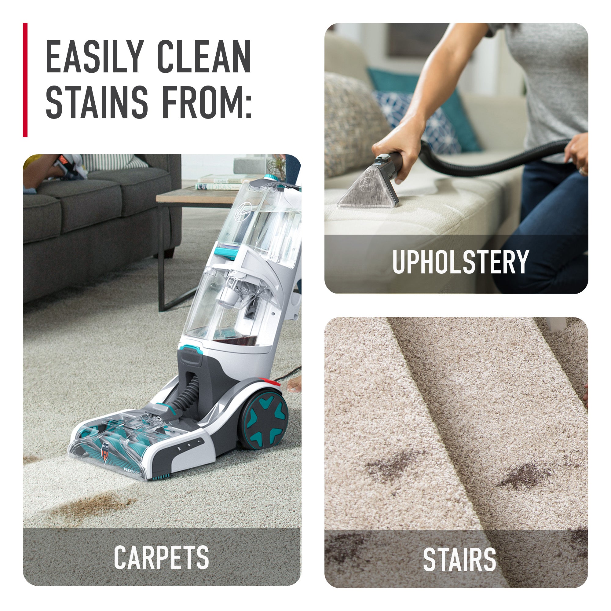 Hoover SmartWash+ Automatic Carpet Cleaner - Image 6